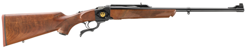 Ruger Number 1 75th Anniversary 270 Winchester, 22" Barrel, American Walnut, Engraved Black Rec, 1rd - Exclusive Guns | The Gun Shop