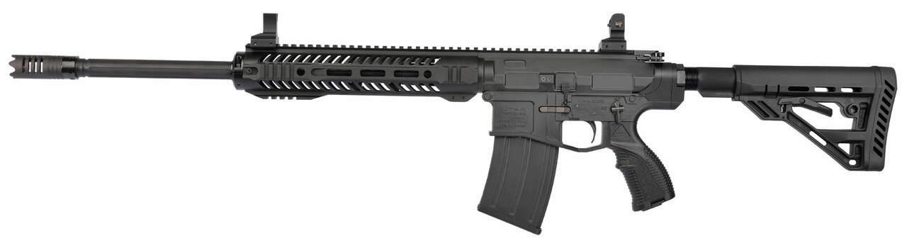 UTAS XTR-12 Standard *CA Compliant* Black Cerakote 12 Ga 20.8" 3", Black Adjustable Synthetic Stock, 5 rd