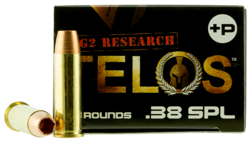 G2 Research Telos 38 Special +P, 105gr, FCHP, 20Bx/25Cs - Ammo | The Gun Shop