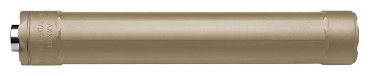 Surefire Ryder 9Ti Suppressor, 9mm, Dark Earth, 1/2x28 TPI