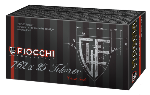 Fiocchi Specialty 7.62X25mm Tokarev, 88gr, FMJ, 50Bx/20Cs - Ammo | The Gun Shop