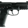 FN LE FNX-9 9mm Single/Double 4" 17rd Black Interchangeable Backstrap Grip Polymer Frame Black Stainless Steel Slide