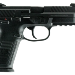 FN LE FNX-9 9mm Single/Double 4" 17rd Black Interchangeable Backstrap Grip Polymer Frame Black Stainless Steel Slide