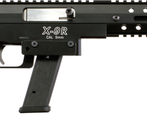 Excel X-Series X-9R 9mm 16" 17rd Black 6 Position Synthetic Stock Black Aluminum Receiver