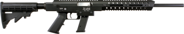 Excel X-Series X-9R 9mm 16" 17rd Black 6 Position Synthetic Stock Black Aluminum Receiver