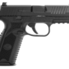 FN Law Enf, FN 509, Striker Fired, Full Size, 9mm, 4" Barrel, Polymer Frame, Black, 3 Dot Sights, 17Rd, 3 Magazines