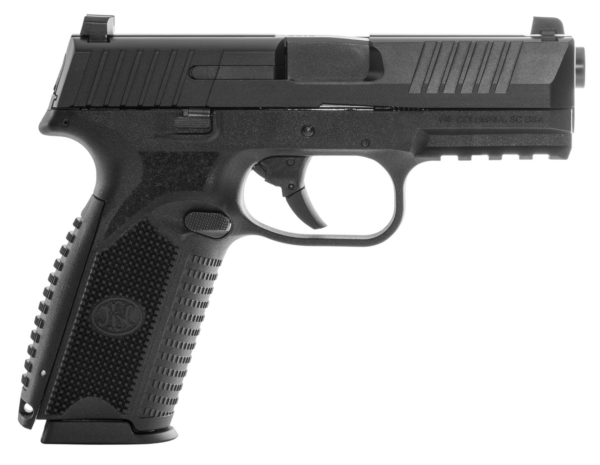 FN Law Enf, FN 509, Striker Fired, Full Size, 9mm, 4" Barrel, Polymer Frame, Black, 3 Dot Sights, 17Rd, 3 Magazines