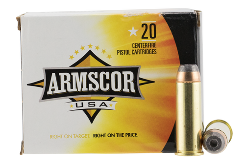 Armscor 44 Remington Magnum, 240gr, Jacketed Hollow Point, 20rd Box - Ammo | The Gun Shop
