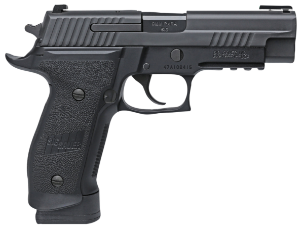 SIG P226 Tacops SA/DA 9mm, 4.4", 10rd, Black Nitron Finish