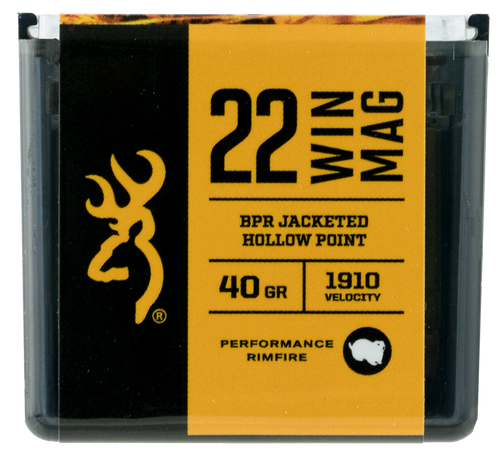 Browning Performance Rimfire 22 WMR, 40gr, Jacketed Hollow Point, 50rd Box - Ammo | The Gun Shop