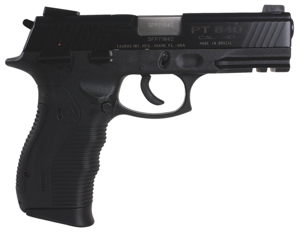Taurus Model 840 .40 SW 4" Barrel Blue Finish, Ambidextrous Decocker, Novak Sights, 15 Rnd Mag - Taurus | The Gun Shop