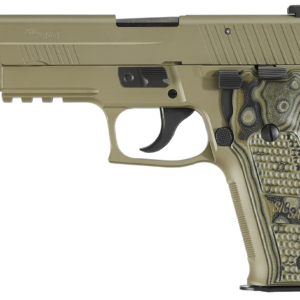 SIG P226 Scorpion 9mm, Flat Dark Earth, 4.9", Threaded Barrel, 15rd Mag