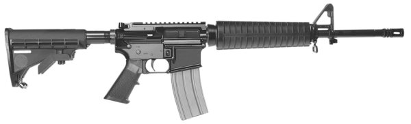 Del-Ton Sierra 316H 5.56mm, 16" Barrel, Black Hard Coat Anodized Adjustable Magpul MOE Stock, 30rd