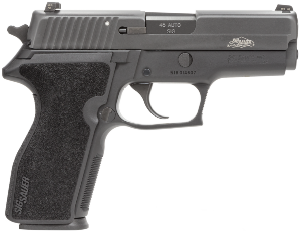 Sig P227 45 ACP 3.9In SAS Black Da/Sa Siglite E2 Grip (2) 10Rd Steel MAG Dehorned SRT