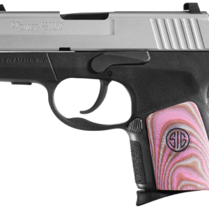 SIG P290 RS Enhanced Re-Strike .380ACP 2.9 Barrel Night Sights Two-Tone Finish Pink G-10 Grips 8rd Mag