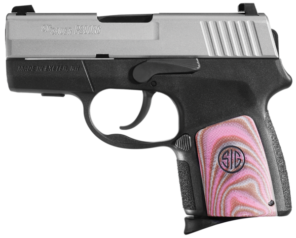 SIG P290 RS Enhanced Re-Strike .380ACP 2.9 Barrel Night Sights Two-Tone Finish Pink G-10 Grips 8rd Mag