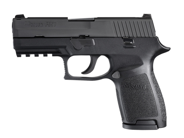 SIG P250 Compact .357SIG 3.9 Barrel Siglite Night Sights Black Nitron Slide Finish 9rd - MA Compliant