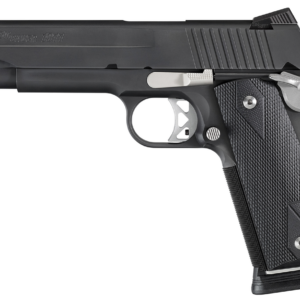 SIG 1911 357 SIG 5IN Nightmare BLK SAO Siglite Black G10 Grip (2) 8RD Steel MAG Fastback