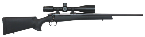 CZ 557 Sporter Bolt 6.5mmX55mm 20.5", Synthetic Blk Stk Blued Rec, 4 rd