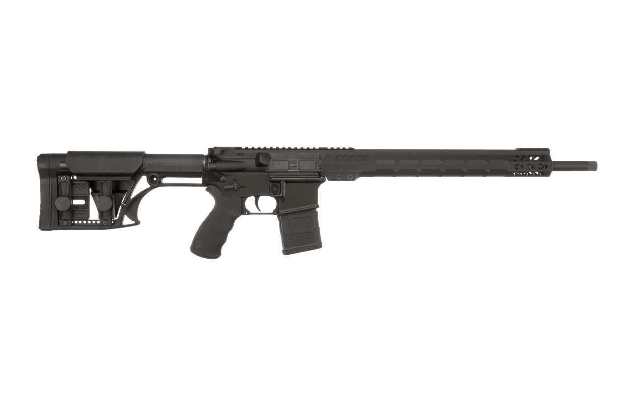 Armalite M-15 Versatile Sporting Rifle 5.56/.223 Wylde 18" Black Cerakoted SS Barrel MBA-1 Precision Stock 20rd