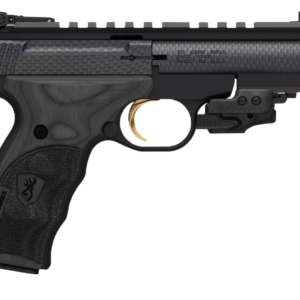 Browning Buck Mark Black Label Carbon Fiber .22 Long Rifle 4"rd Barrel Crimson Trace Laser Matte Black 10rd
