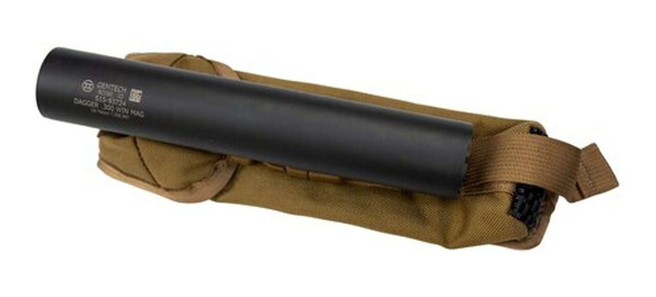 Gemtech Dagger Suppressor, .300 Win Mag, 8.8", 5/8-24, Black, DISPLAY MODEL