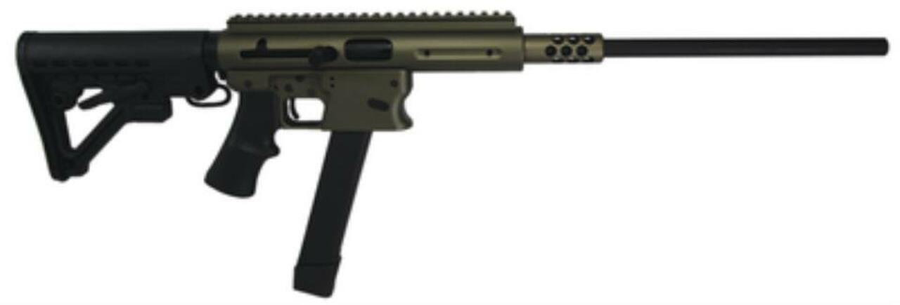 Aero Survival Rifle.40 Smith & Wesson 16.25" Barrel 4x Scope AR Collapsible Stock Olive Drab Green 15rd