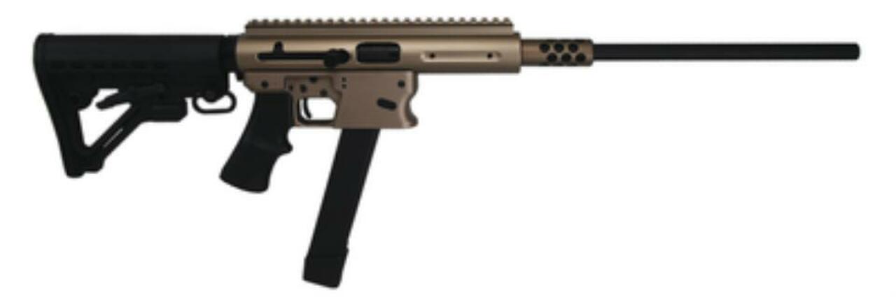 Aero Survival Rifle.40 Smith & Wesson 16.25" Barrel 4x Scope AR Collapsible Stock Leupold Dark Earth 15rd