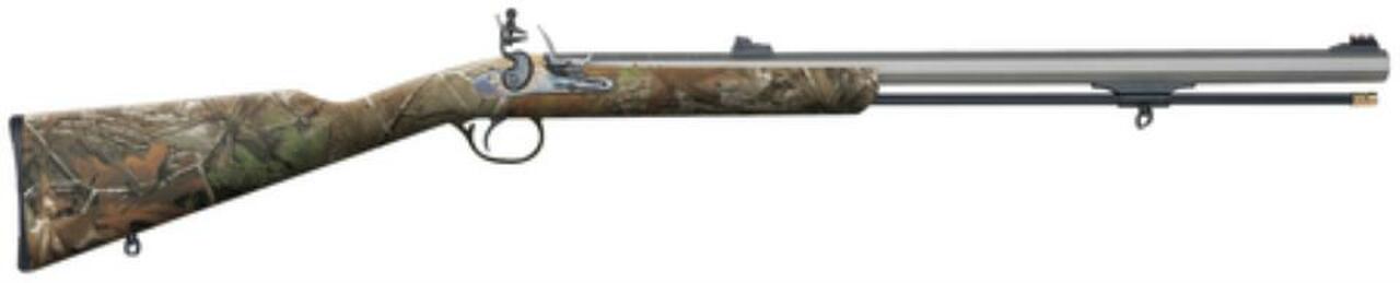 Traditions Black Powder PA Pellet Flintlock Muzzleloader .50 Caliber 26" Octagonal Barrel Premium CeraKote Finish Realtree Xtra Synthetic Stock
