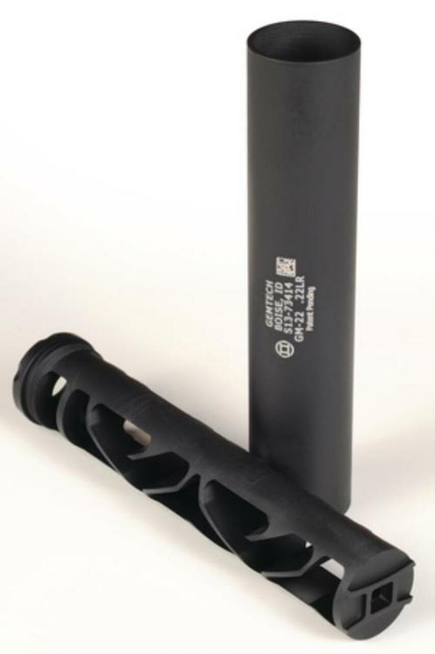 Gemtech Gm-22 Rimfire Suppressor .22Lr/.22Wmr/.17Hmr 5" 1/2-28 Tpi - All Nfa Rules Apply