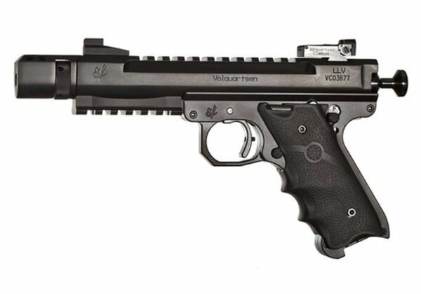 Volquartsen Scorpion .22 LR, 4.5" Barrel, Target 22 Frame, Comp, Target Sights, Black