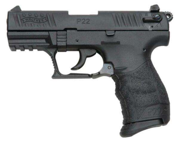 Walther Model P22 No Internal Lock 22LR 3.4 Inch Barrel Black Finish 10 Round