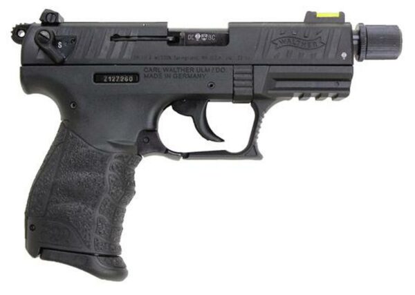 Walther P22 3.4in Threaded Barrel Black