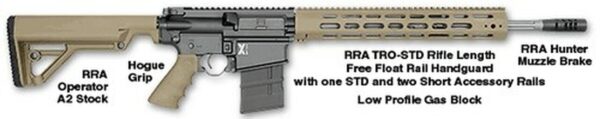 Rock River Arms LAR-8 X-1 Rifle, .308 Winchester, 18" Fluted Barrel, Tan Furniture