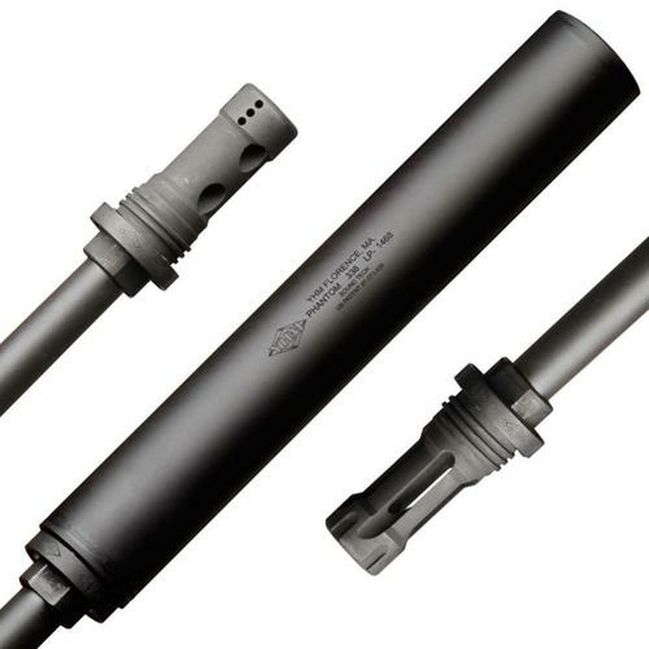 YHM Q.D. Phantom .338 Suppressor, Does Not Include Muzzle Brake Or Mount