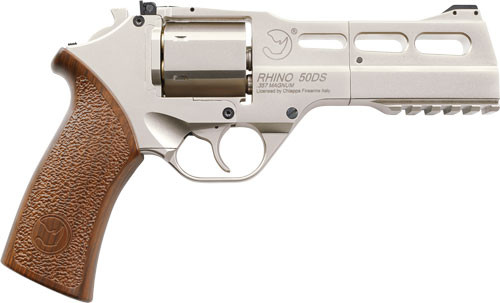 Chiappa Rhino CO2 Revolver 4.5 BB, Nickel, Synthetic Grip, 6rd - Air Guns & BB Guns | The Gun Shop