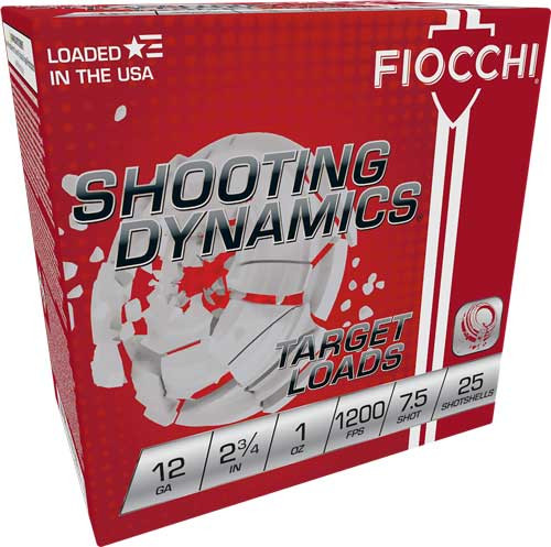 Fiocchi Shooting Dynamics 12 Ga, 2.75" 1oz, 7.5 Shot, 250rd Case - Ammo | The Gun Shop