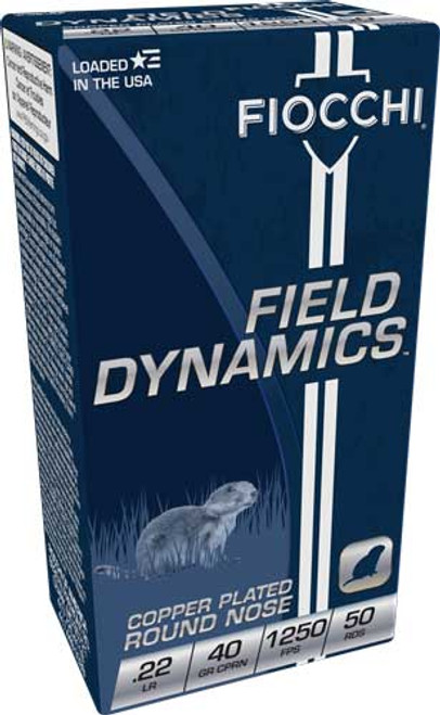 Fiocchi Ammo 22 LR, 40gr, Copper Plated Nose, 5000Cs - Ammo | The Gun Shop