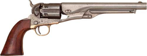 Cimarron 1860 Army McCulloch Model 44 Cal, Steel Finish, Walnut Grip, 6rd - Cimarron Firearms | The Gun Shop