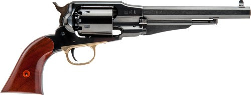 Cimarron 1858 Navy 36 Cal, 7.5" Barrel, Black Rec, Walnut Grip, 6rd - Cimarron Firearms | The Gun Shop