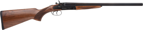 Rock Island Side By Side 12 Ga, 3" Chamber 24" Barrel, Black, Walnut Furniture, 2rd - Firearm | The Gun Shop