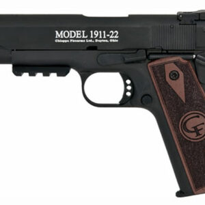 Chiappa GT 22LR, Black 5" Threaded Barrel SAO Walnut Grip, 10 rd