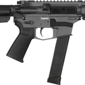 CMMG Banshee 300 MKG 45 ACP 5" Barrel, Sniper Gray, Black Magpul MOE Grip, 6 Position RipBrace, 26rd