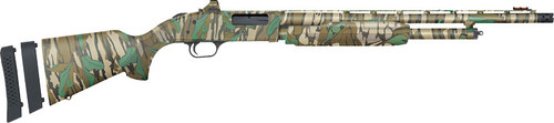 Mossberg 500 Super Bantam Turkey 20 Ga, 3" Chamber 22" Barrel, Mossy Oak Green Leaf, Includes Holosun Red Dot, 5rd - Firearm | The Gun Shop