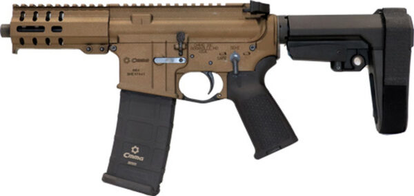 CMMG Banshee 300 MK4 9mm, 5" Barrel, Midnight Bronze, Black Magpul Grip, RipBrace, 33rd