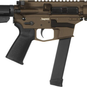 CMMG Banshee MKGS 9mm, 5" Threaded Barrel, Midnight Bronze, RipBrace, RML4 Hand Guard, Magpul Grip, 33rd