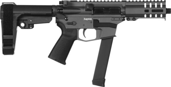 CMMG Banshee 300 MKGS 9mm, 5" Barrel, Sniper Gray, Black Magpul, RipBrace, 33rd