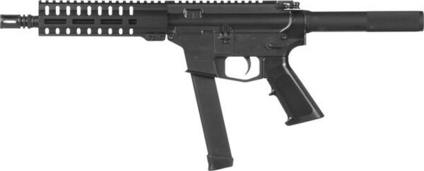 CMMG Banshee 100 9mm, 8" 1:10 Threaded Barrel, Alum, Black, A2 Hider Grip, M-LOK, 33rd Glock Mag
