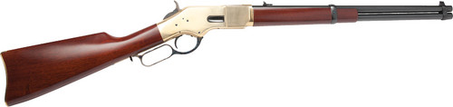 Cimarron 1866 Yellowboy 32-20 Winchester, 19" Barrel, Walnut, Brass Rec, 10rd - Cimarron Firearms | The Gun Shop