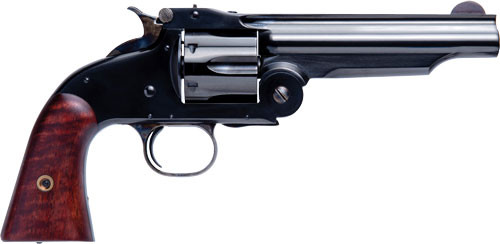 Cimarron Model 3 44 Smith & Wesson Special, 5" Barrel, Black Rec, Walnut Grip, 6rd - Cimarron Firearms | The Gun Shop